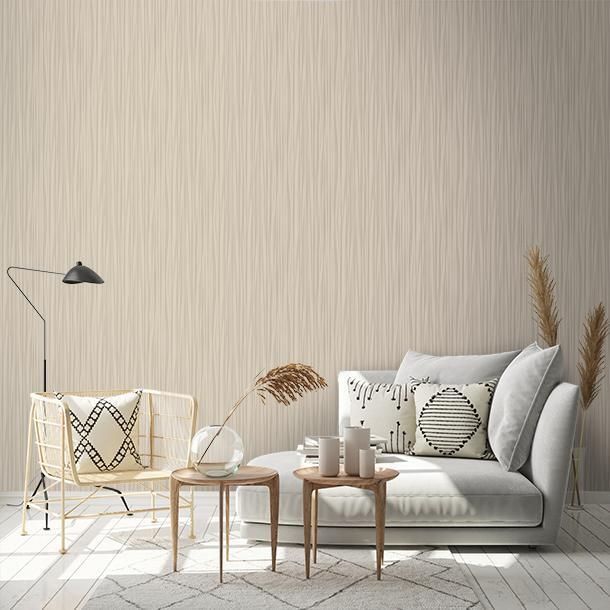 Luxustapete, braun-beige, Streifen, Z30313, Casa 8, Trussardi