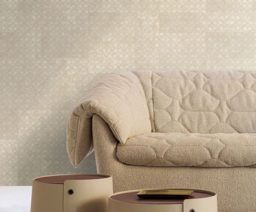 Luxus-geometrische Tapete, grau, Z30340, Casa 8, Trussardi