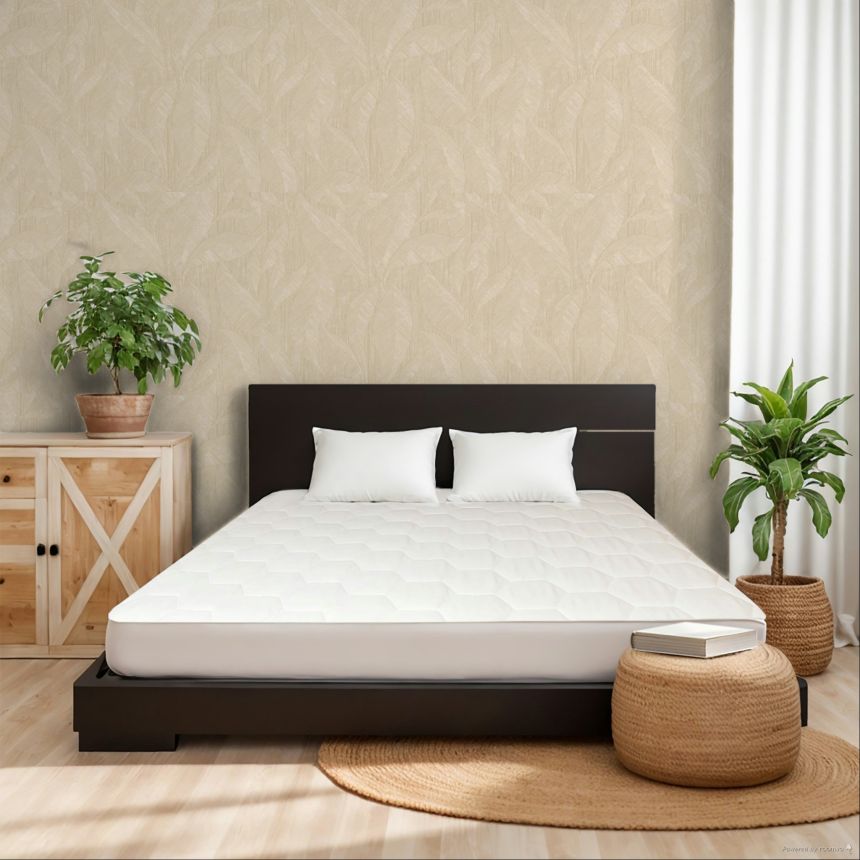 Luxustapete, beige, Blätter, Z20119, Casa Chic, Zambaiti Parati