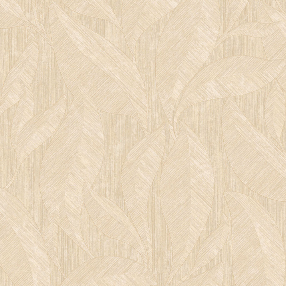 Luxustapete, beige, Blätter, Z20119, Casa Chic, Zambaiti Parati