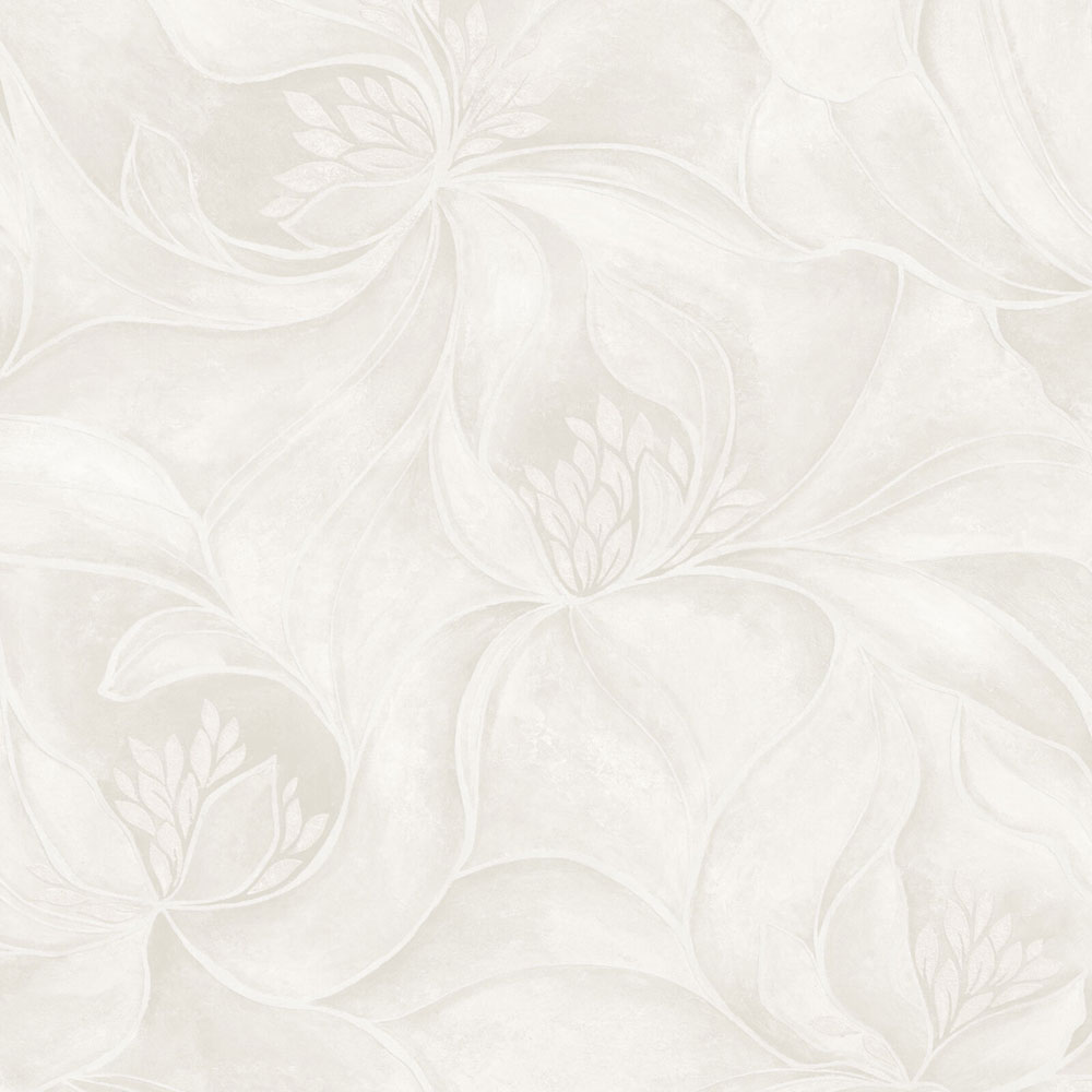 Luxustapete, weiß-creme, Blumen, Z20126, Casa Chic, Zambaiti Parati