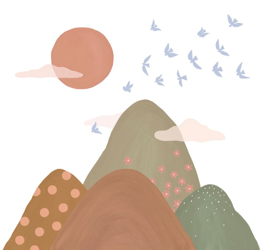 Kindertapete, Berglandschaft, RB353, Daydreamers, Grandeco