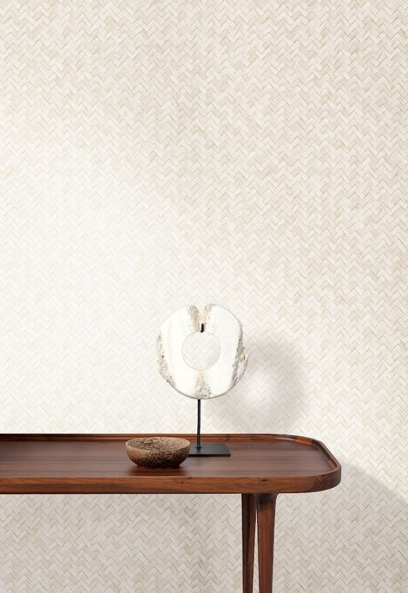 Tapete, grün, mattenähnlich, WIL305, The Texture Book, Masureel