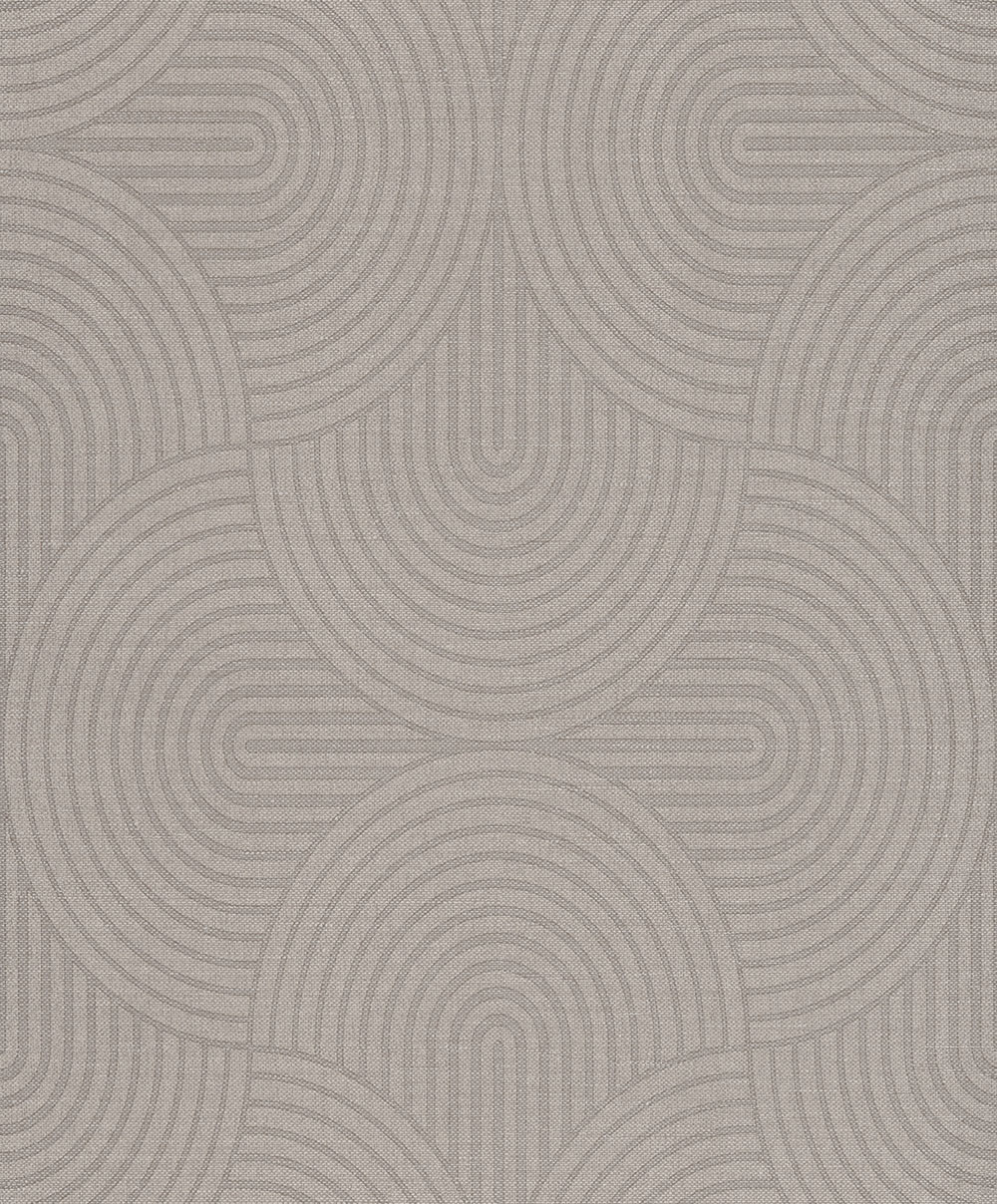 Tapete, grau-beige, grafisch, Art Deco, EAR606, The Texture Book, Masureel