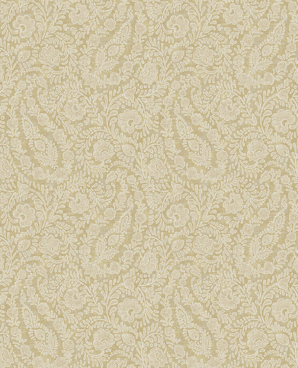 Tapete, beige, Blumen, Ornamente, 350651, Amber, Eijffinger