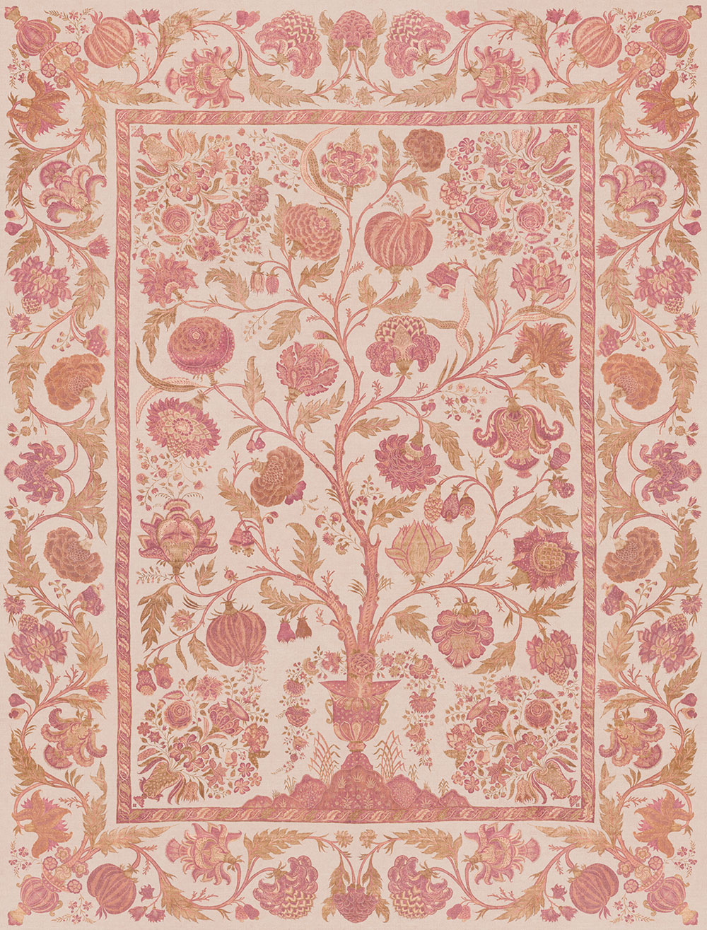 Fototapete, rosa, Lebensbaum, 350684, Amber, Eijffinger