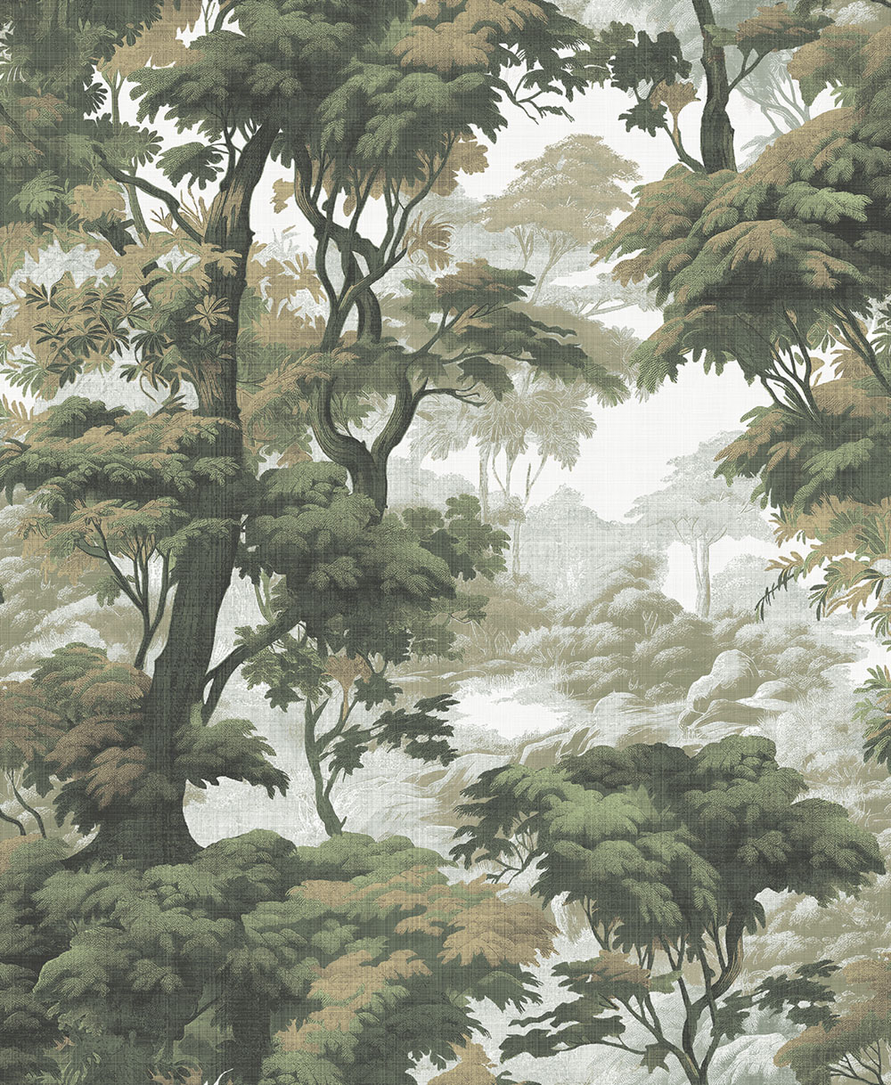 Tapete, grün, Wald, Bäume, 127934, Arboretum, Graham Brown Premium