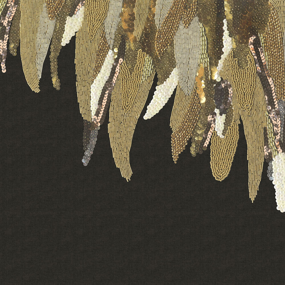 Vlies, Fototapete Pailletten, Perlen 307408, 280 x 280 cm, Museum, Eijffinger