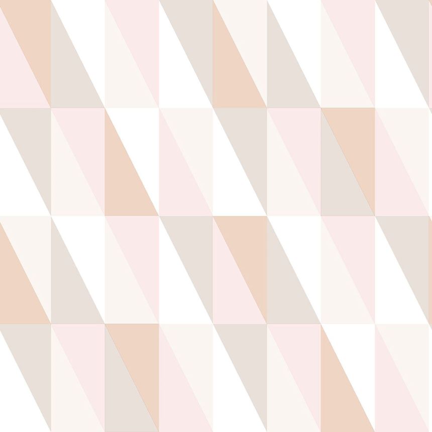 Vliestapete, bunte Dreiecke 139196, Art Deco, Esta