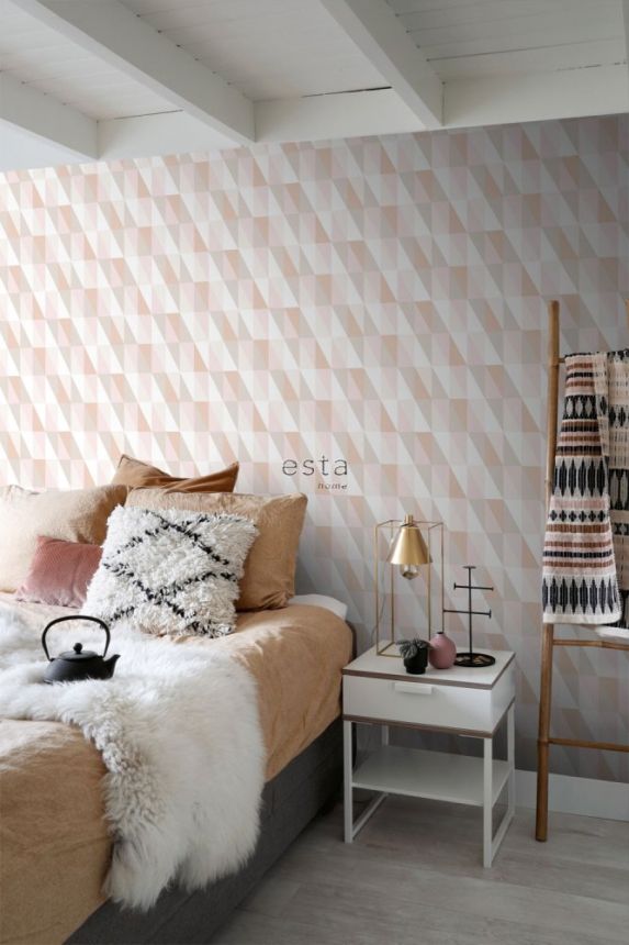 Vliestapete mit Dreiecken 138922, Little Bandits, Art Deco, Esta