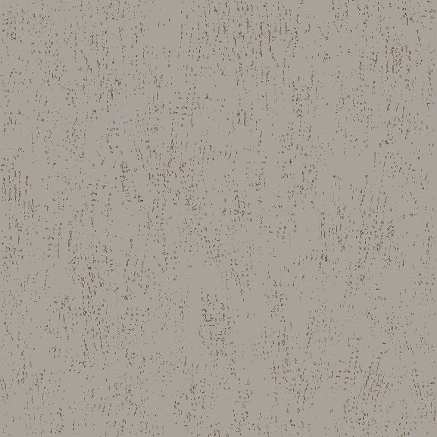 Metallic Vliestapete Braun, Vintage Metall Design 347614, Matières - Metal, Origin