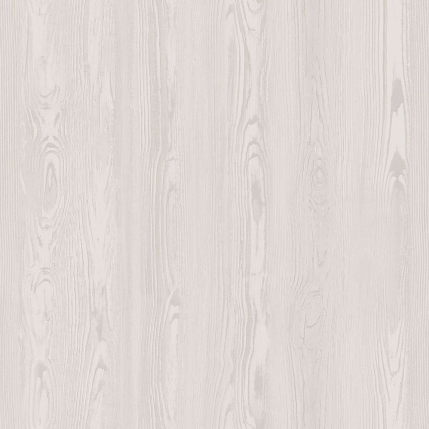 Metallic-Tapete in grau-beiger Holzoptik, 347534, Matières - Wood, Origin
