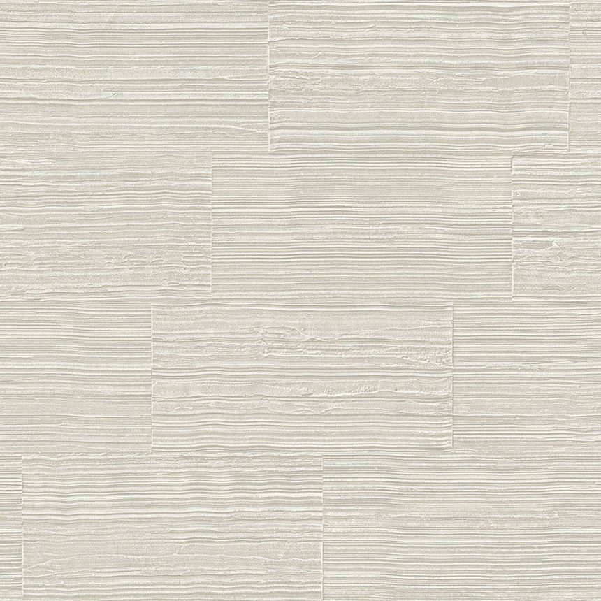 Vliestapete, Imitation von grau-beigen Steinfliesen 347574, Matières - Stone, Origin