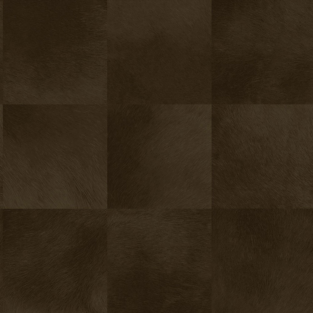 Vliestapete braun, quadratisches Muster Nachahmung Pelz 347798, Luxury Skins, Origin