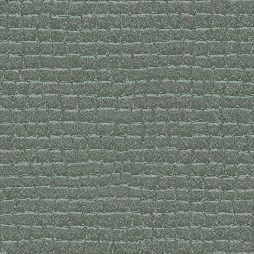 Šedozelená vliesová tapeta, Krokodillederimitat 347778, Luxury Skins, Origin
