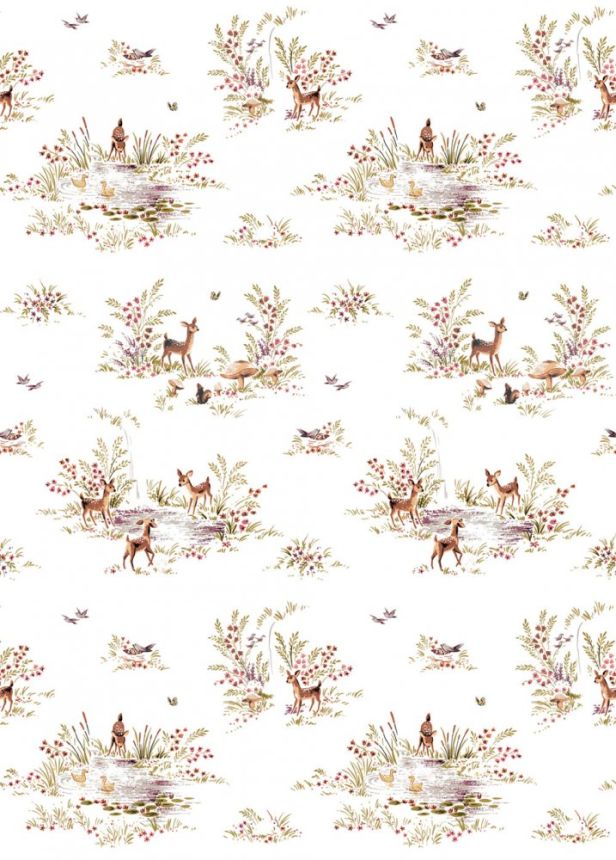 Wandbilder Wald, Waldtiere 159055, 200 x 279 cm, Forest Friends, Esta