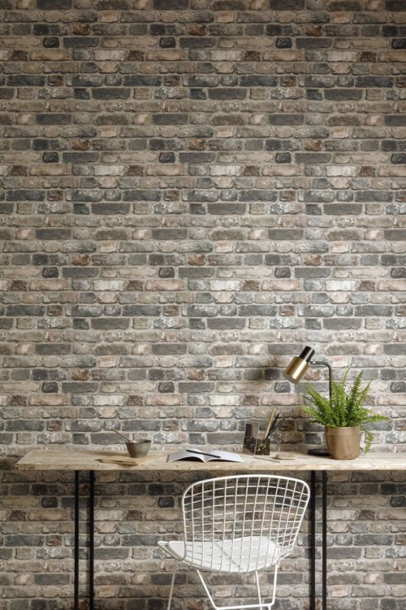 Vliestapete für die Wand Ziegel, Backstein-Effekt WL2202, Wanderlust, Grandeco