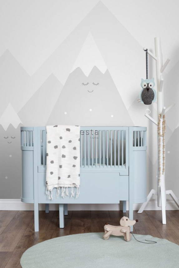 Vlies Kindertapete Berge 158840, 1,86 x 2,79 m, Little Bandits, Esta