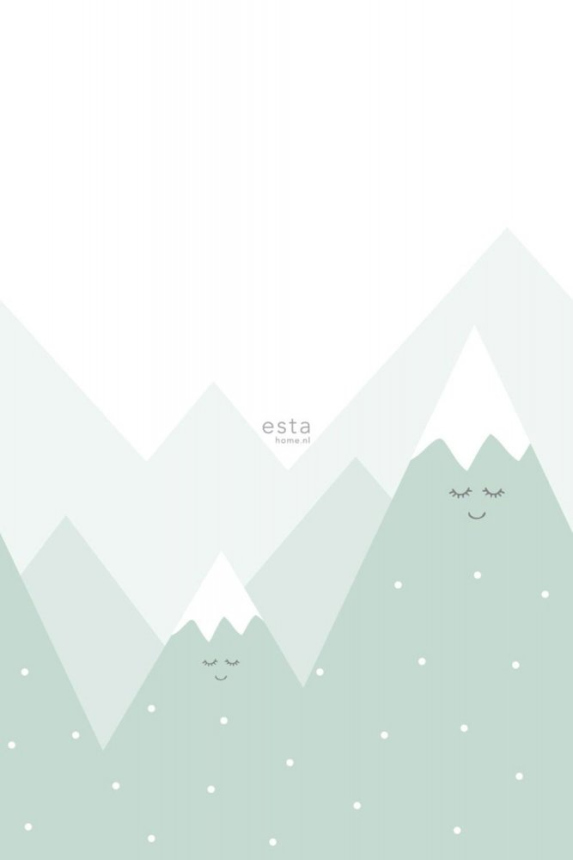 Vlies Kindertapete Berge 158839, 1,86 x 2,79 m, Little Bandits, Esta