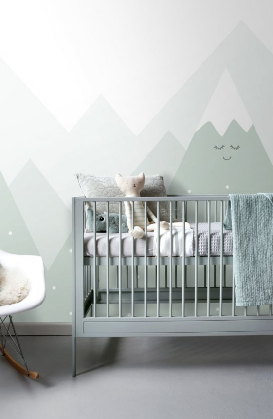 Vlies Kindertapete Berge 158839, 1,86 x 2,79 m, Little Bandits, Esta