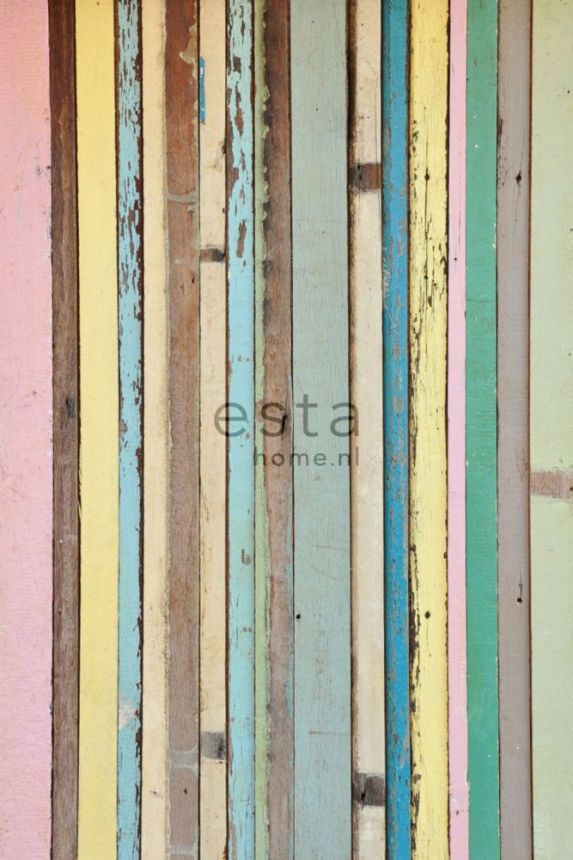 Bildtapete in Holzoptik, Holzplanken, 157703, 186 x 279 cm, Regatta Crew, Esta