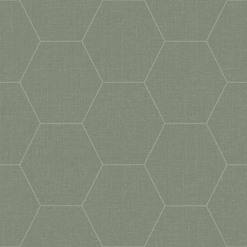Tapete mit geometrischen Mustern, Sechsecke, Vliestapete 148751, Blush, Esta Home