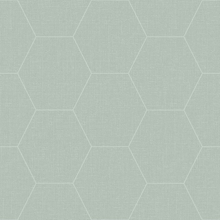 Tapete mit geometrischen Mustern, Sechsecke, Vliestapete 148750, Blush, Esta Home