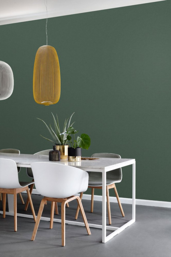 Grüne Tapete, Stoffimitation, Vliestapete 148748, Blush, Paradise, Esta Home