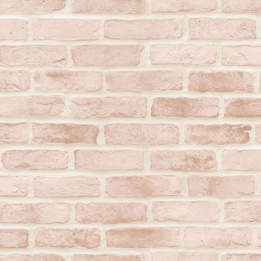 Tapete rosa Ziegel, Ziegelwand, Vliestapete 139166, Paradise, Esta Home