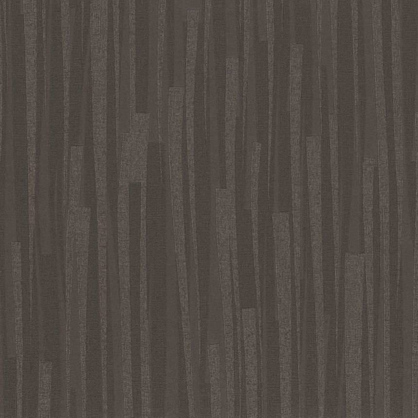 Braune gestreifte Tapete 32112, Textilia, Limonta