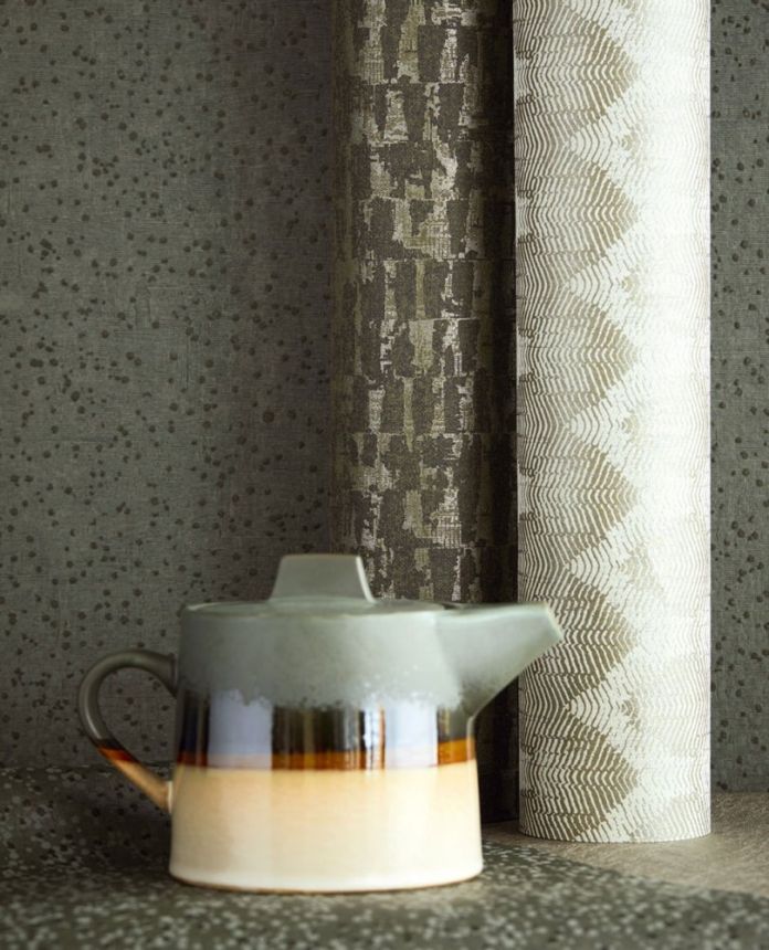 Non-woven wallpaper 394520, Wave, Topaz, Eijffinger