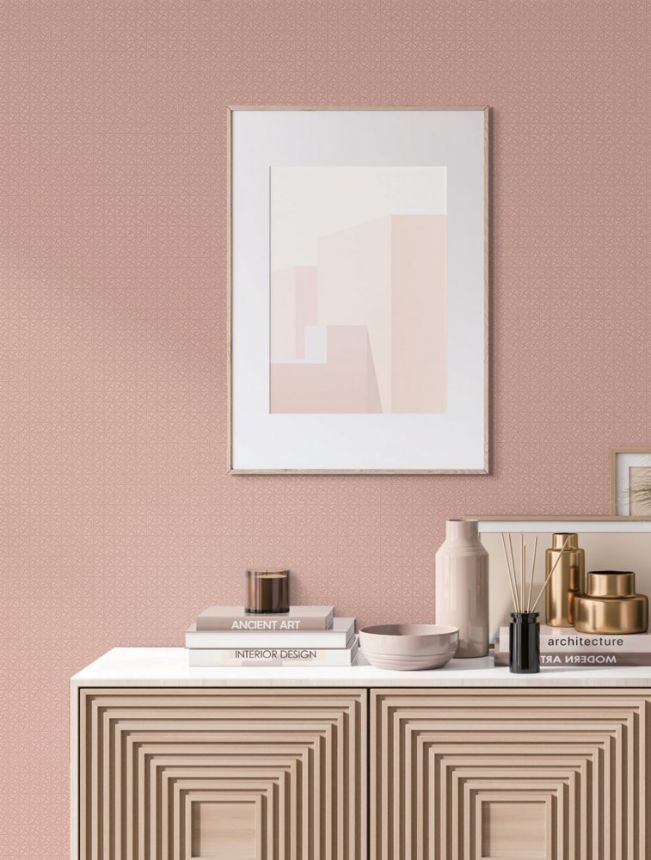 Luxus petrolfarbene Tapete mit geometrischen Mustern GR322408, Grace, Design ID