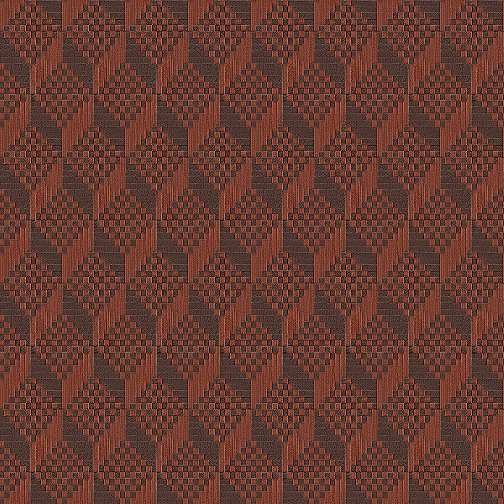 Braun-orangefarbene Luxustapete 3d GR322308, Grace, Design ID