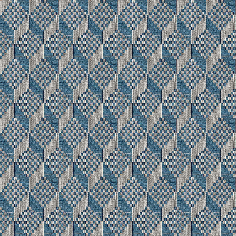 Graublaue Luxustapete 3d GR322306, Grace, Design ID