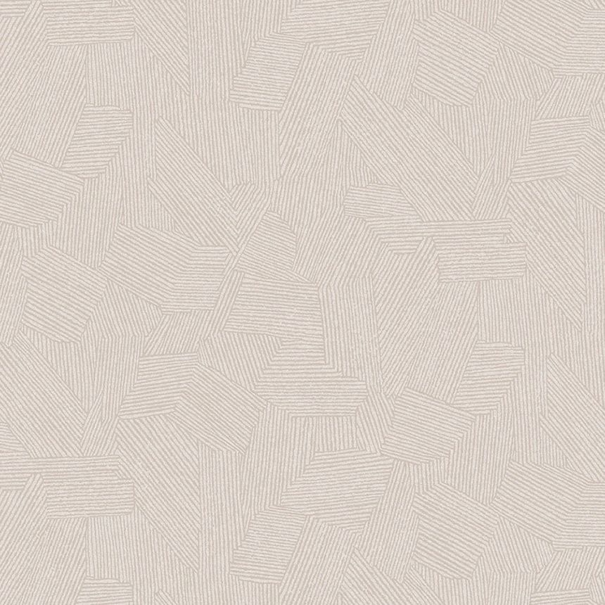 Cremefarbene Tapete mit grafischem Ethno-Muster 318000, Twist, Eijffinger