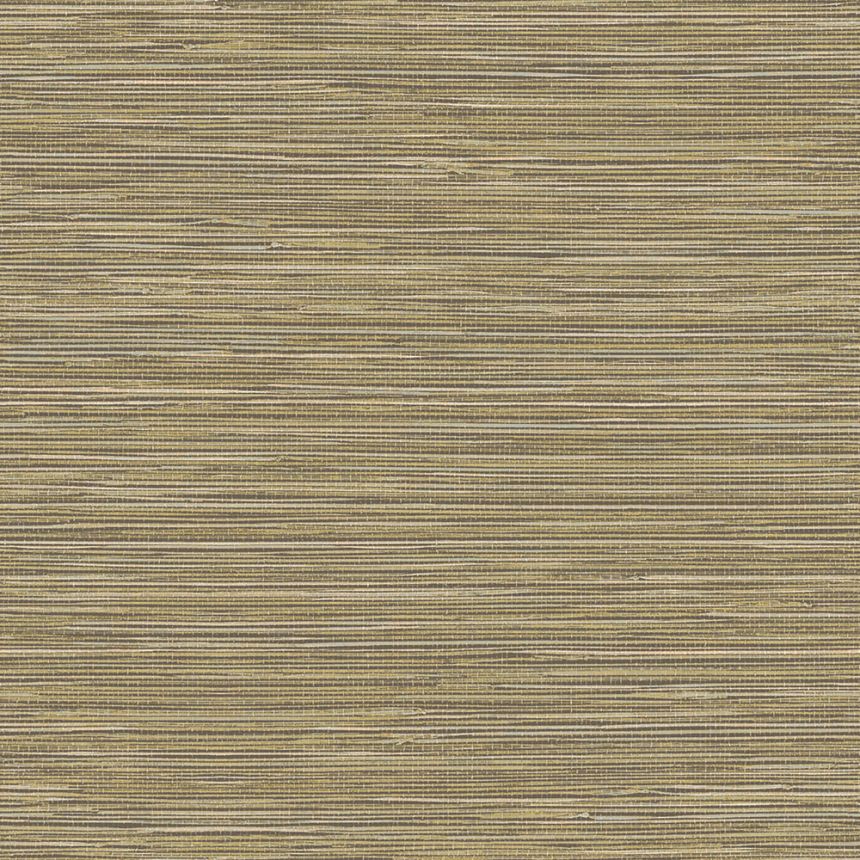 Gestreifte Tapete, braun, Stoffimitat, TA25042, Tahiti, Shades of Colour, Decoprint