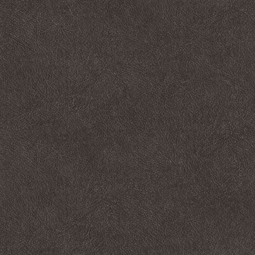 Dunkelbraune Vliestapete, Lederimitat TA25028 Tahiti, Shades of Colour, Decoprint