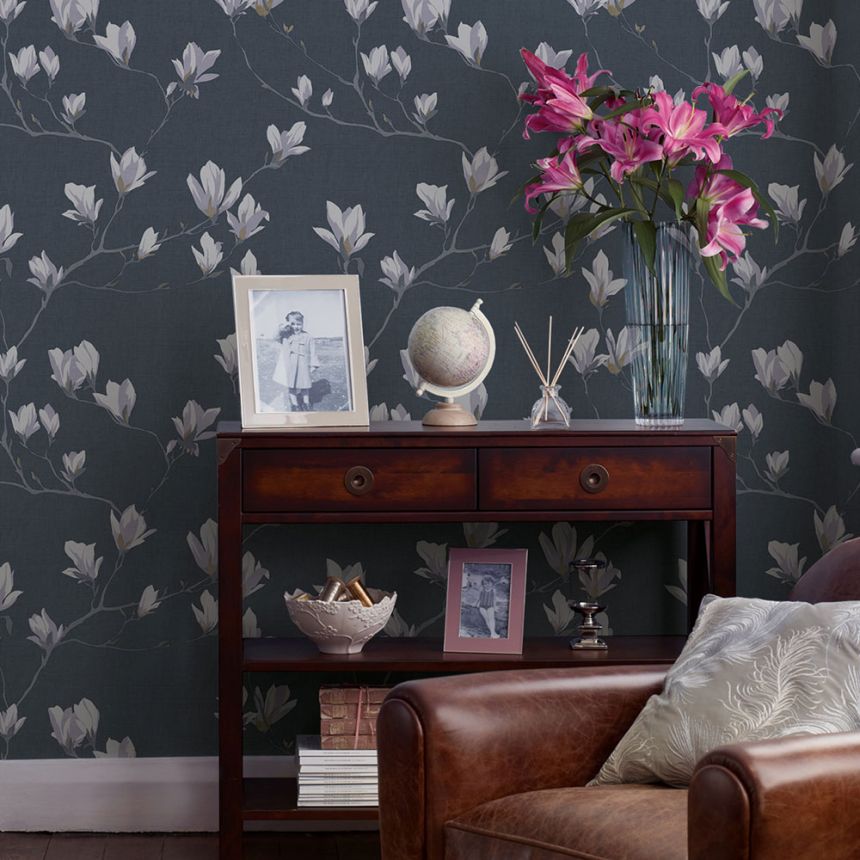 Tapete mit Magnolienblüten 113355, Laura Ashley, Graham & Brown