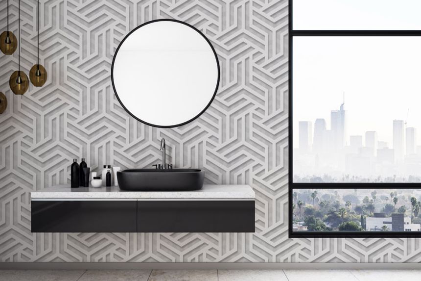 Tapete mit geometrischen mustern 235000, Premium Selection, Vavex