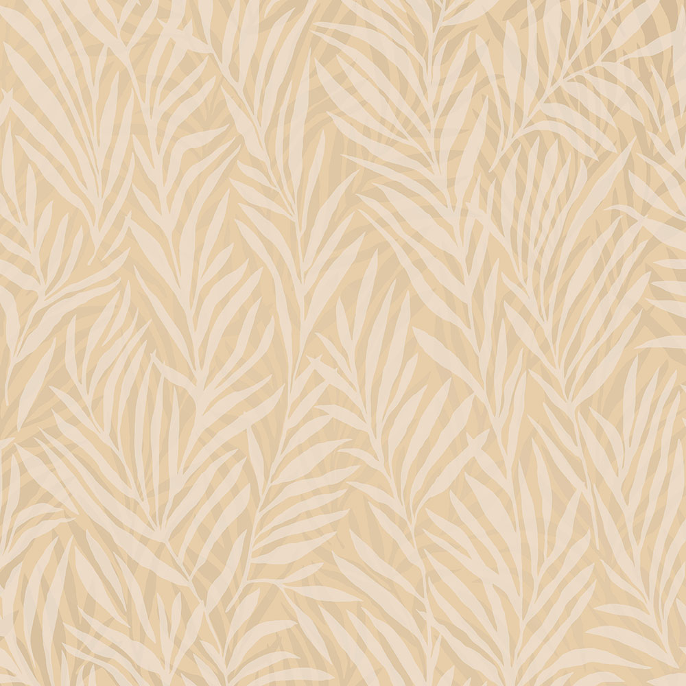 Gelbe Tapete, Blätter, M52502, Adéle, Ugépa