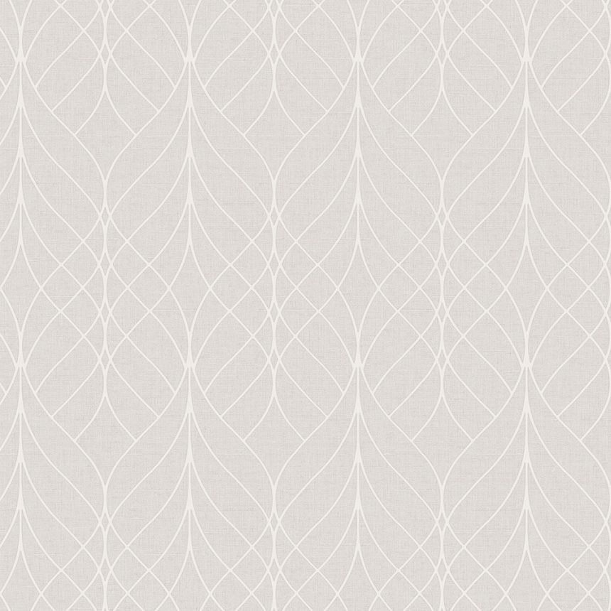 Beige Tapete mit geometrischen Mustern, M41997D, Adéle, Ugépa