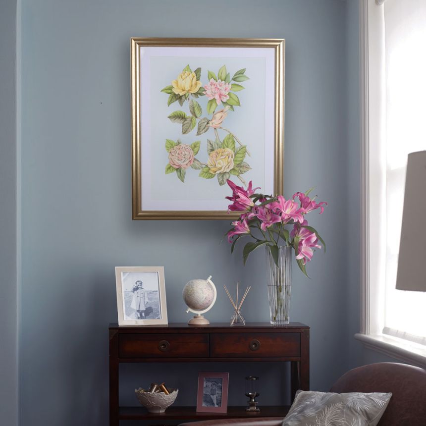 Dekorative Malerei Roisin seaspray white 115771, Laura Ashley, Graham Brown