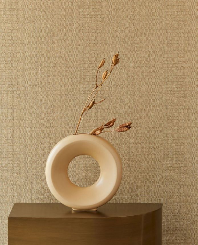 Luxustapete mit geometrischer Struktur 313535 Canvas Eijffinger