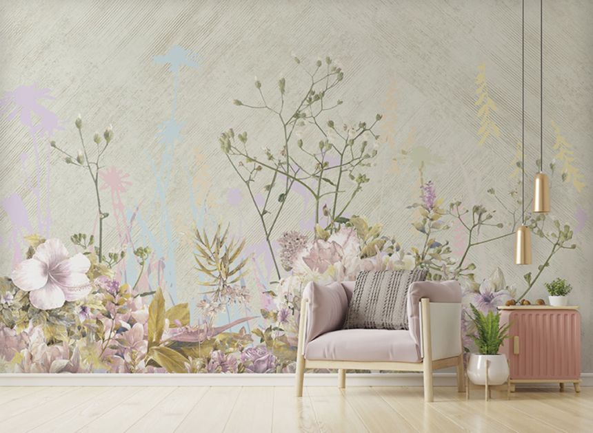 Fototapete Blumen, Z66879, 5,10 X 3 m, Satin Flowers, Zambaiti Parati