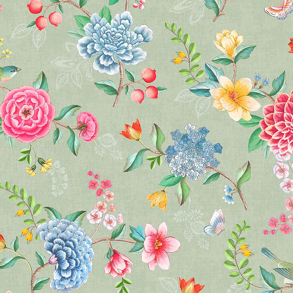 Florale Vliestapete mit Vinyloberfläche 300103, Pip Studio 5, Eijffinger