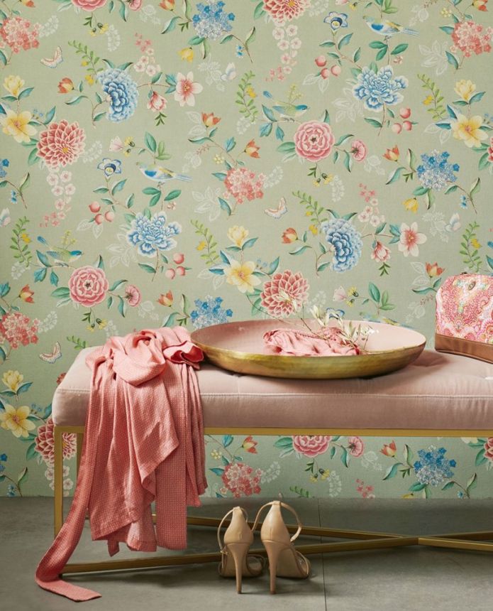 Florale Vliestapete mit Vinyloberfläche 300107, Pip Studio 5, Eijffinger